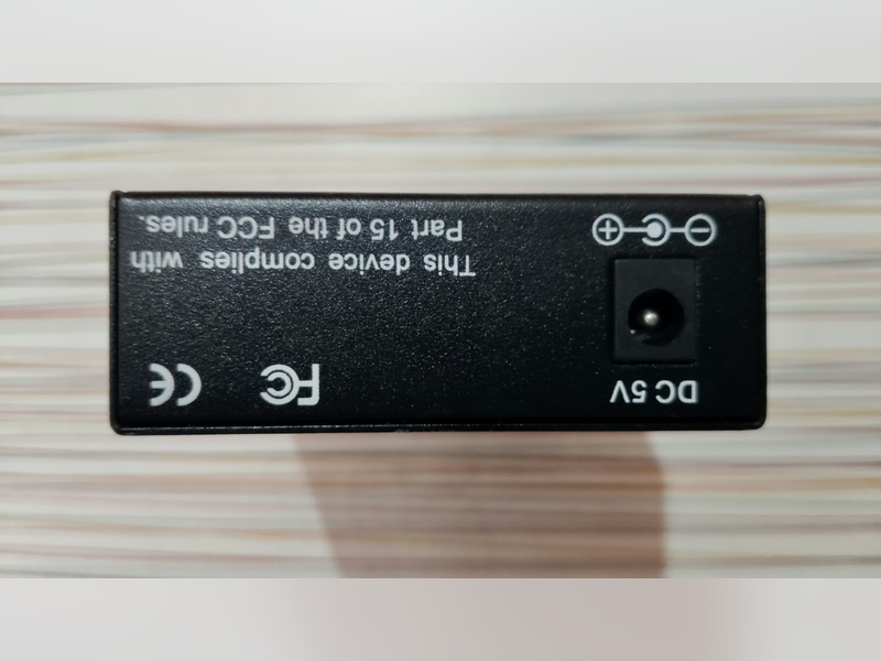 Click to enlarge Fibre Media Converters (DBC, Binatone and techNXT), Binatone converter, power side