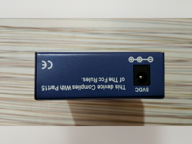 Click to enlarge Fibre Media Converters (DBC, Binatone and techNXT), techNXT converter, power side