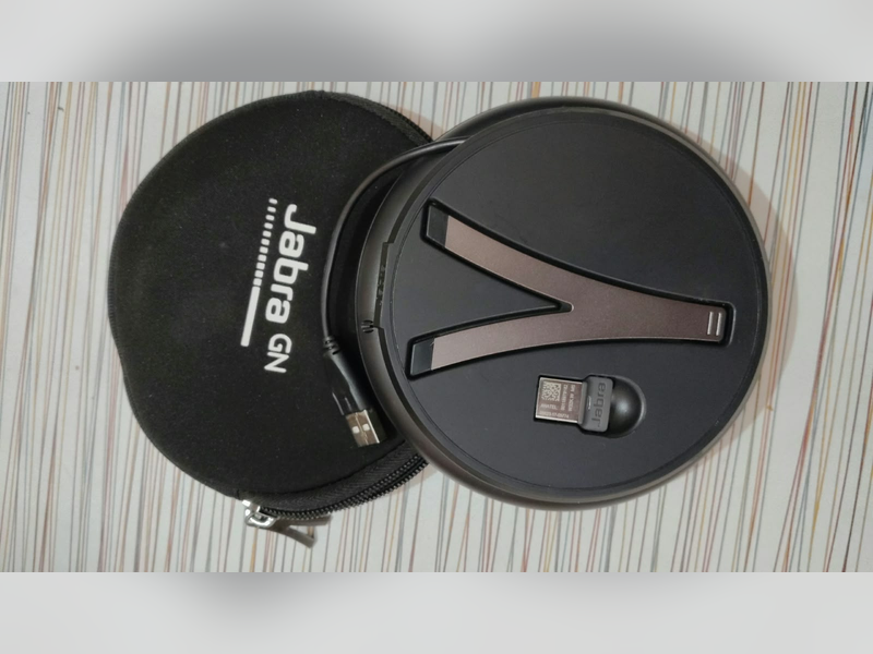 Click to enlarge Jabra 710 MS Bluetooth Speaker, carry case with accessories