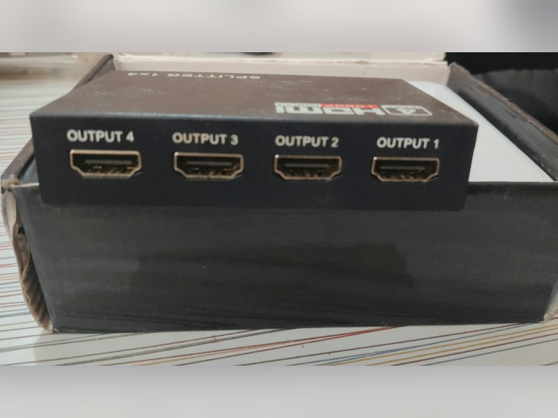 Click to enlarge HDMI Splitter 1x4 (Unbranded), HDMI outputs
