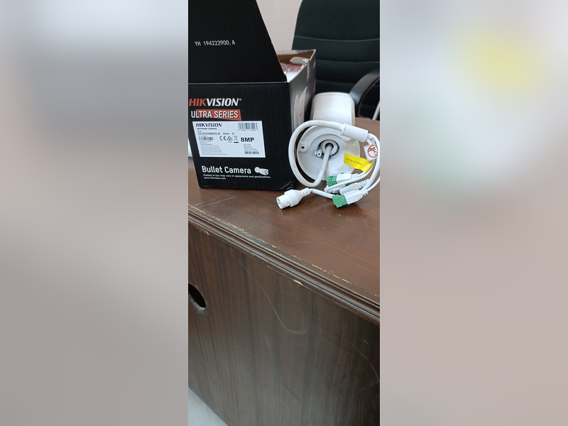Click to enlarge Hikvision AcuSense CCTV Bullet Camera, Ultra Series 8 MP bullet camera box
