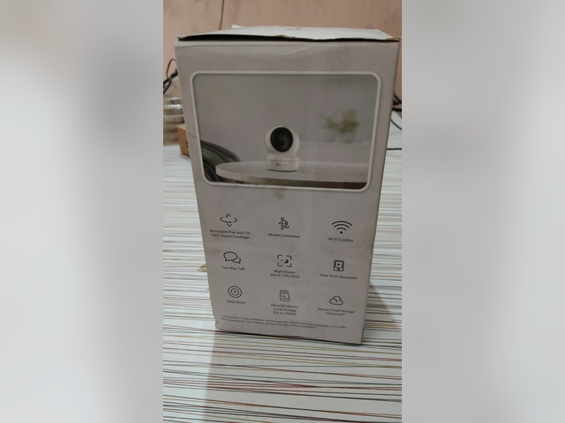 Click to enlarge Ezviz CS-C6N 2 MP Dome Camera, retail box, back