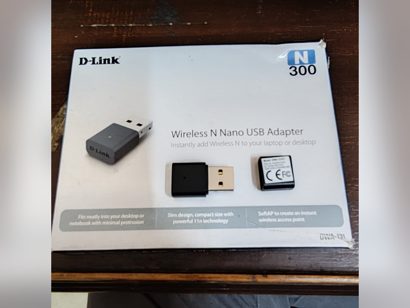Click to enlarge D-Link Wireless N Nano USB Adapter, retail box