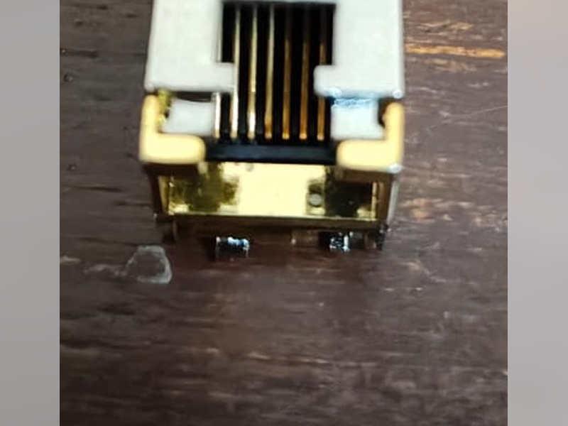 Click to enlarge Focus Technologies Copper SFP Module (SFP-T), RJ45 port face