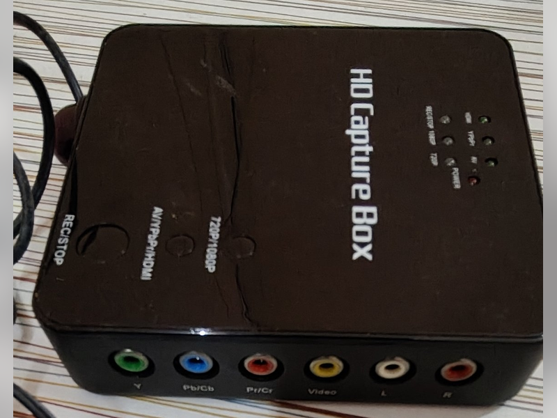 HD Capture Box, composite and component inputs
