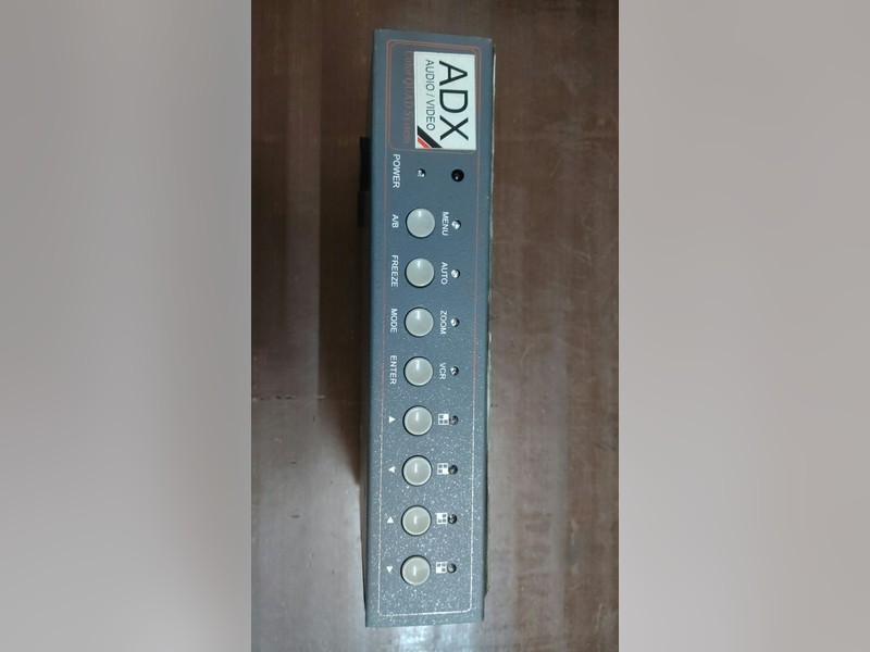 Click to enlarge ADX Audio Video Mixer (4-Channel), front panel controls